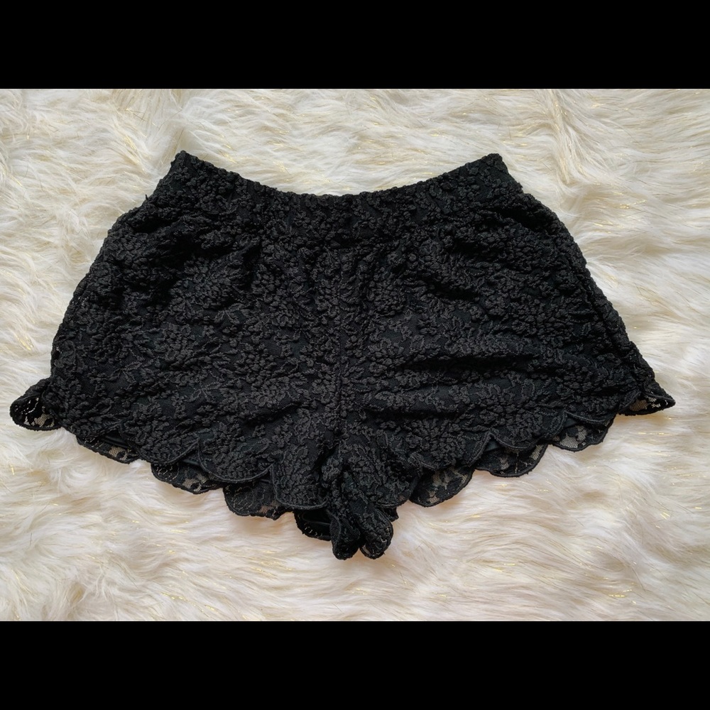 free people lace shorts